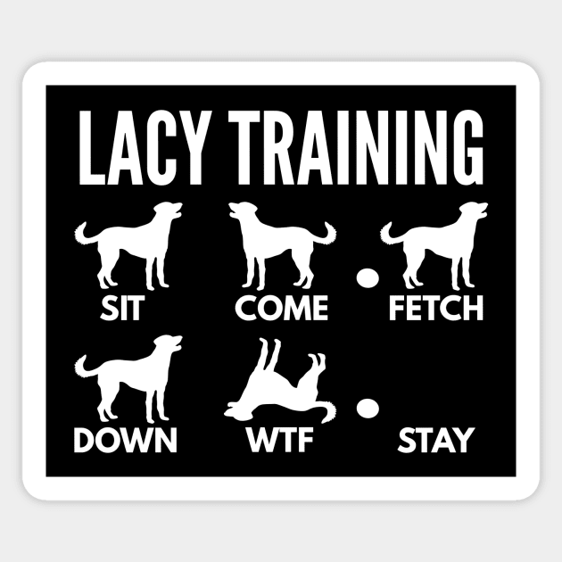 Lacy Training Blue Lacy Tricks Sticker by DoggyStyles